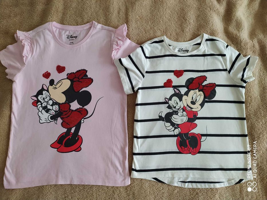 Bluzeczki Sinsay 140 Myszka Minnie, nowe.
