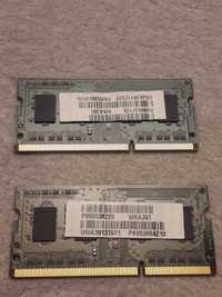 RAM-  2 kostki pamięci 1 Gb + 2 Gb DDR3 1066 Mhz 1,5 V