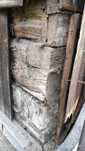 Materiał na dom drewniany lub meble, ze zdrowego bala 15cmx22cm, 8mx13