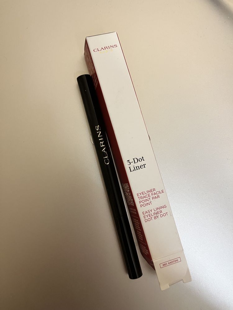 Рідка підводка для очей clarins 3-dot liner black, 7 мл