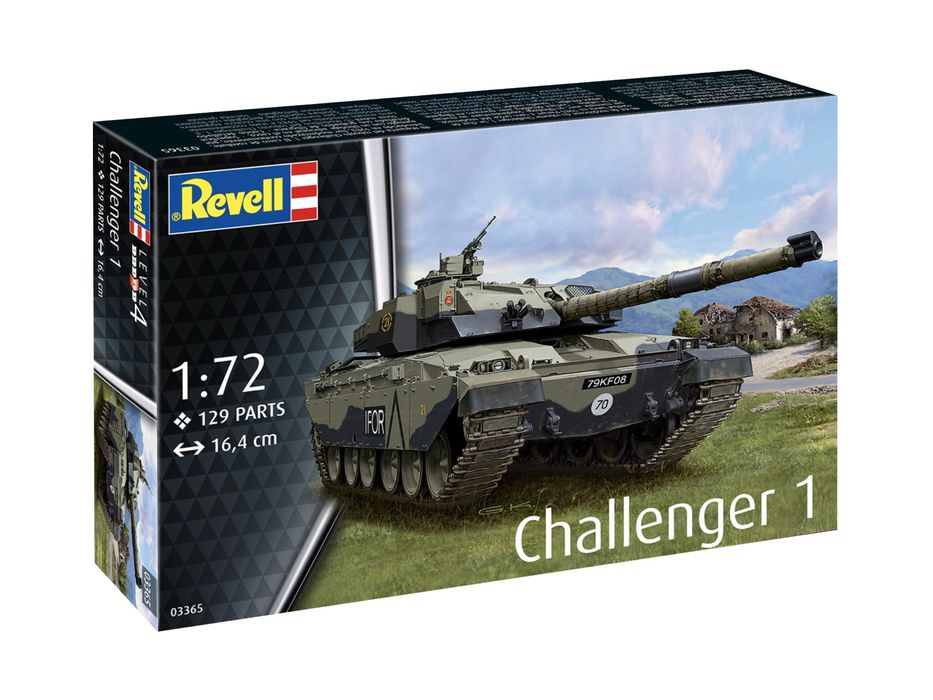 POJAZD model 1/72 Revell 03365 czołg CHALLENGER 1