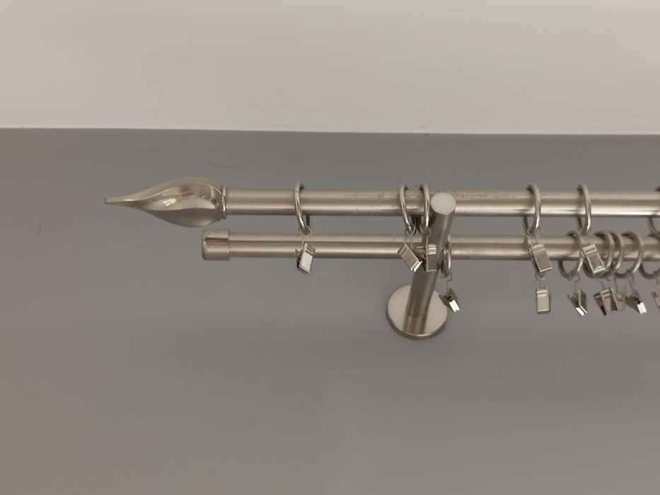 Karnisz 240cm metalowy 2 szt