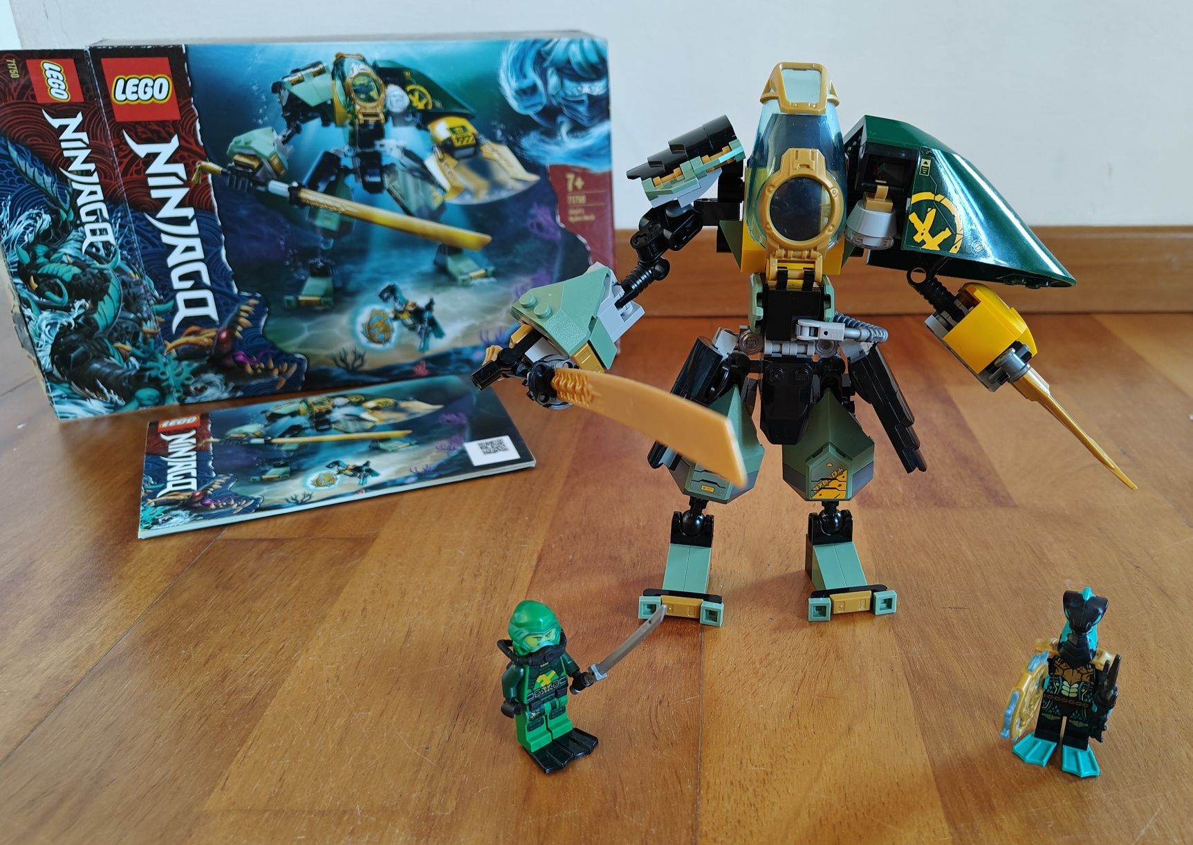 Lego Ninjago 71750 Wodny Mech Lloyda pełny zestaw