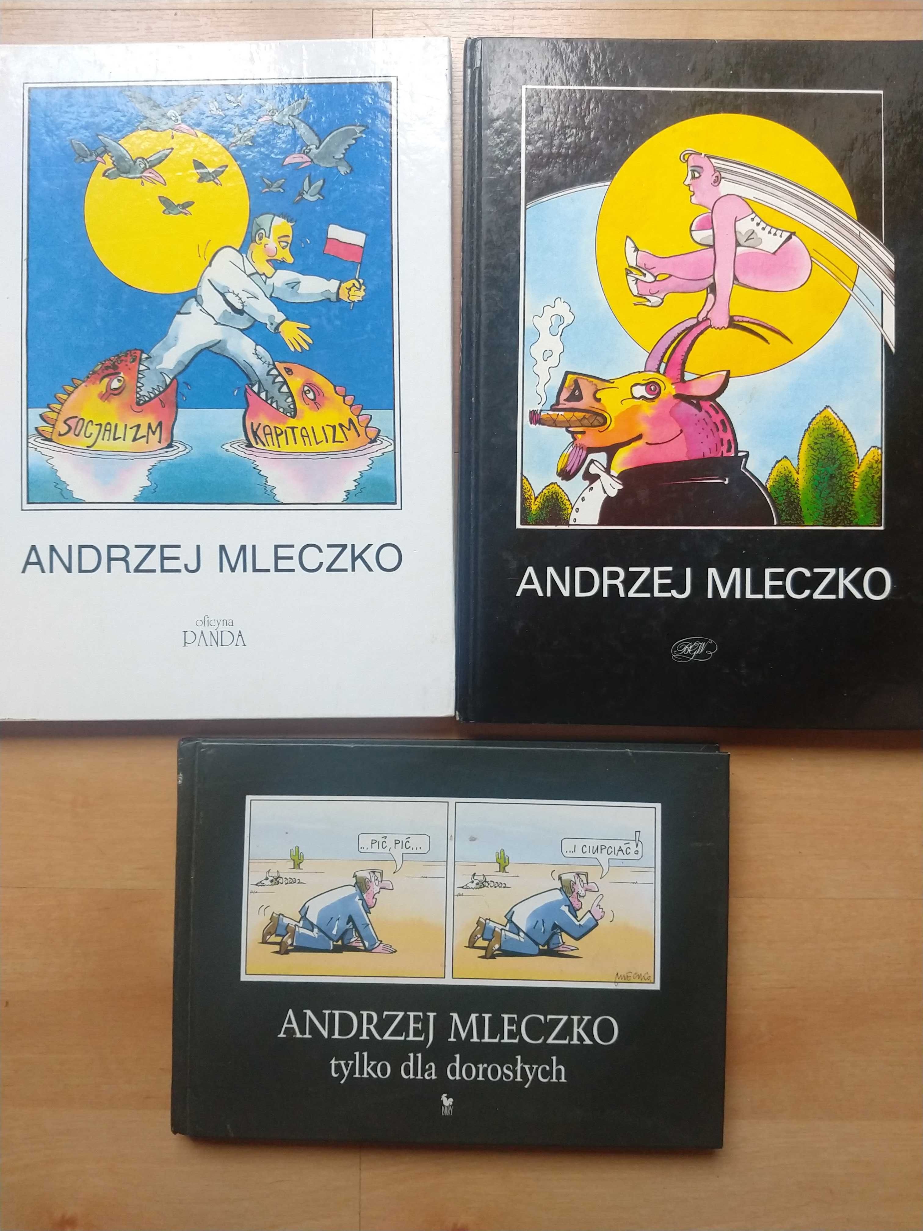 Andrzej Mleczko,Rysunki,Czarne na białym 3 albumy