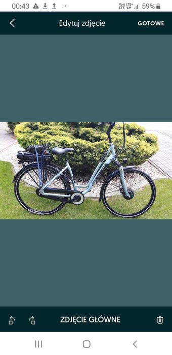 Rower damka elektryk holender STELLA wspomaganie