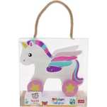 Zabawka drewniana - Rainbow Unicorn TREFL pudełko,156x165 mm Trefl