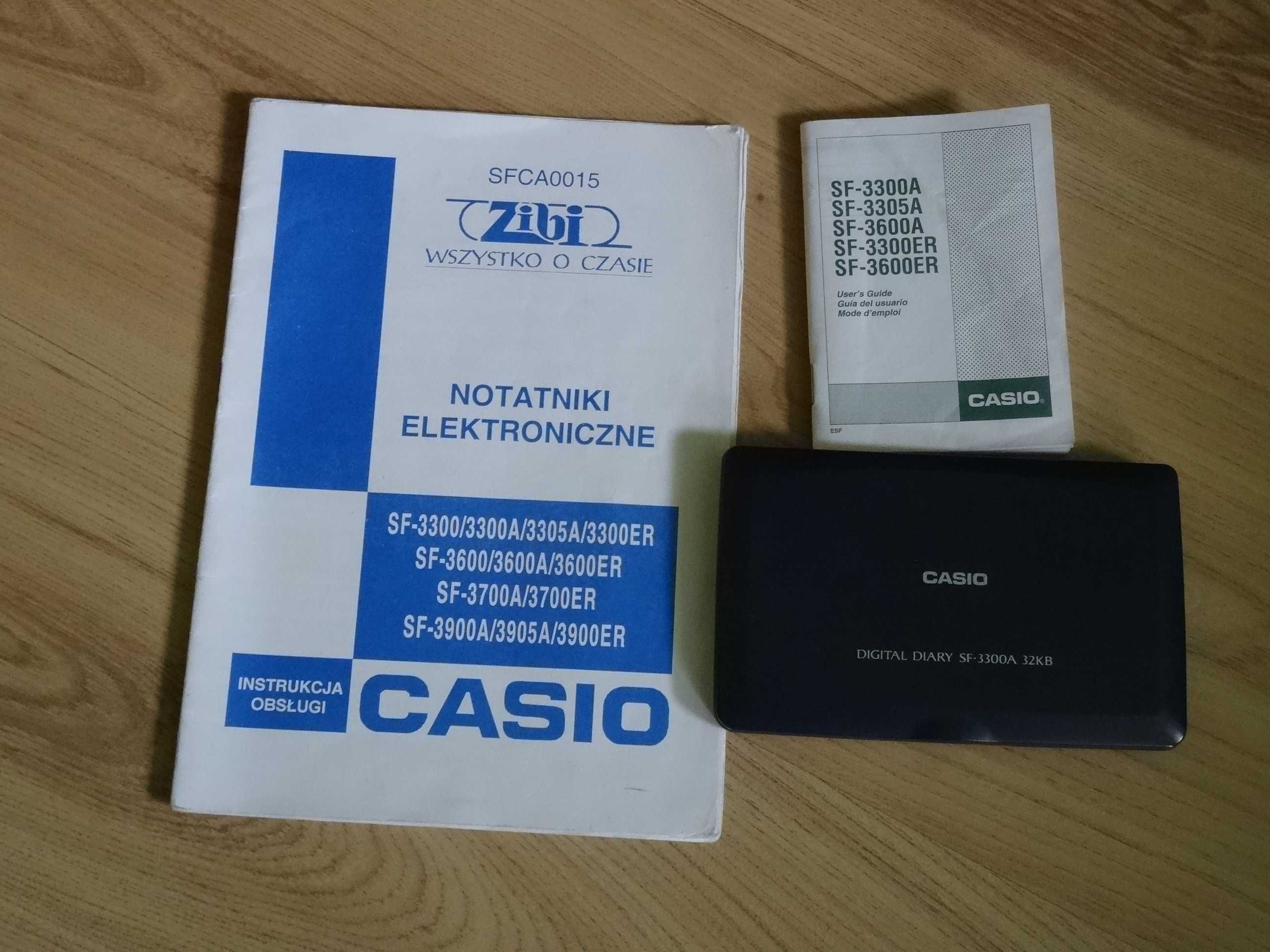 Notatnik elektroniczny CASIO SF-3300A 32KB notes menadżerski