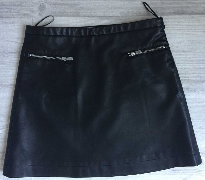 Юбка Mango suit, искусственная кожа, размер 36