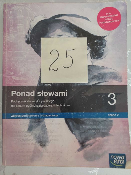 Podręcznik: Ponad słowami 3 część 2 zakres podstawowy i rozszerzony
