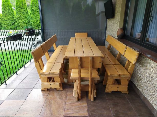 Stół na tatas altanę ogród-zestaw