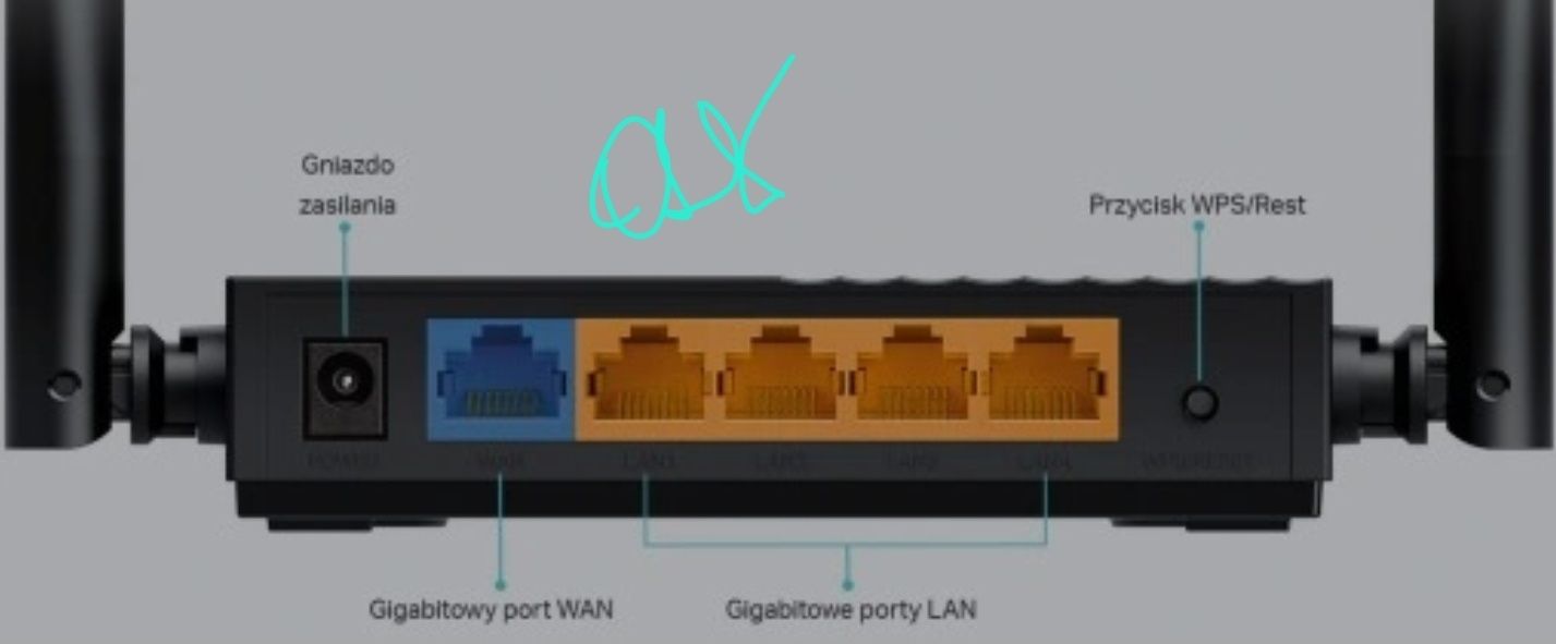 Access Point, Router TP-Link AC1200; 802.11a, 802.11b, 802.11g, 802.11