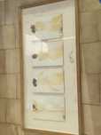 Quadro com 4 aquarelas