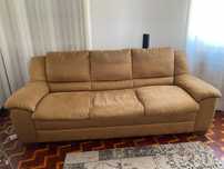 Sofá cama 3 lugares + poltrona