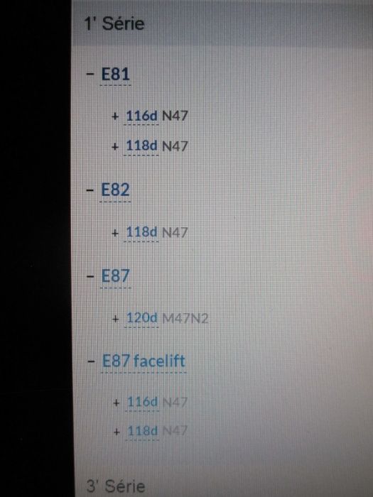 Diferencial Bmw série 1 118d motor N47