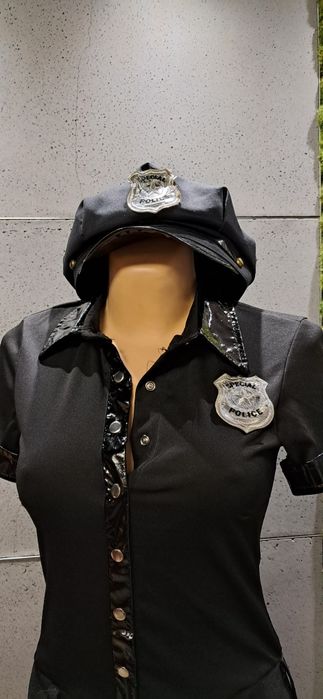 Strój przebranie kostium policjantka