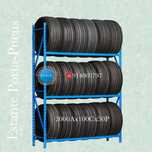 Estante porta-pneus 2000Ax100Cx50P 3 niveis