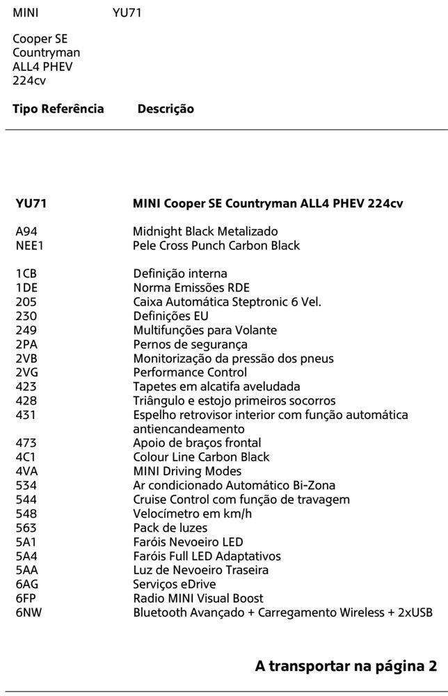MINI  Cooper SE Countryman ALL4 PHEV 224cv