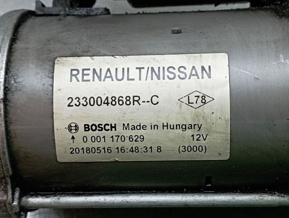 Motor de arranque RENAULT Megane IV (B9A/M_)