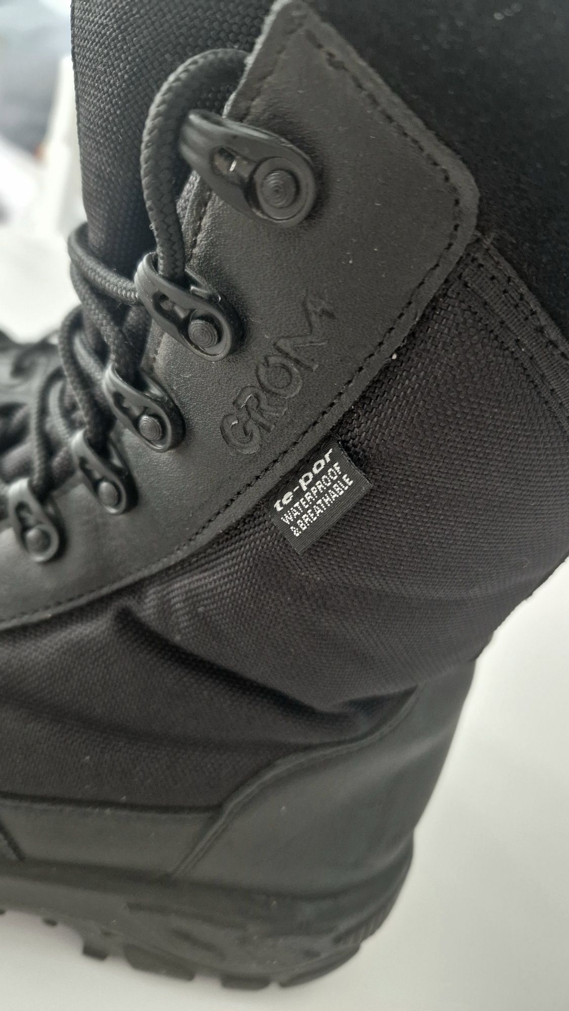 Buty wysokie Protektor Grom Plus T r 44 czarne