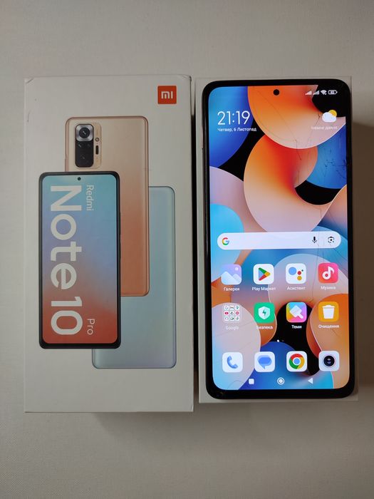 Xiaomi redmi note 10 Pro, 6/128 Gb