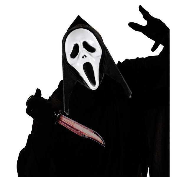 maska krzyk na halloween przebranie strój STRACH HORROR SCREAM HALLOWE