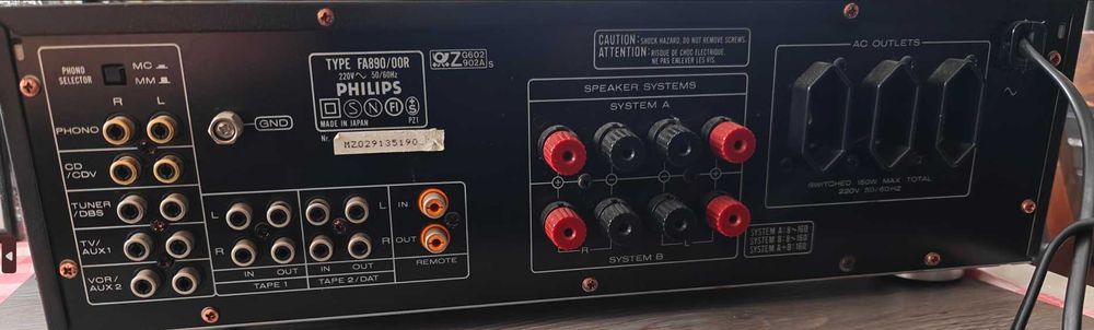 PHILIPS Wzmacniacz FA890, Tuner FT880