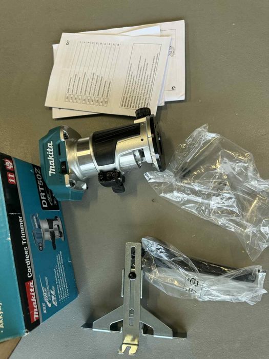 Frezarka Makita DRT50Z nowa zestaw