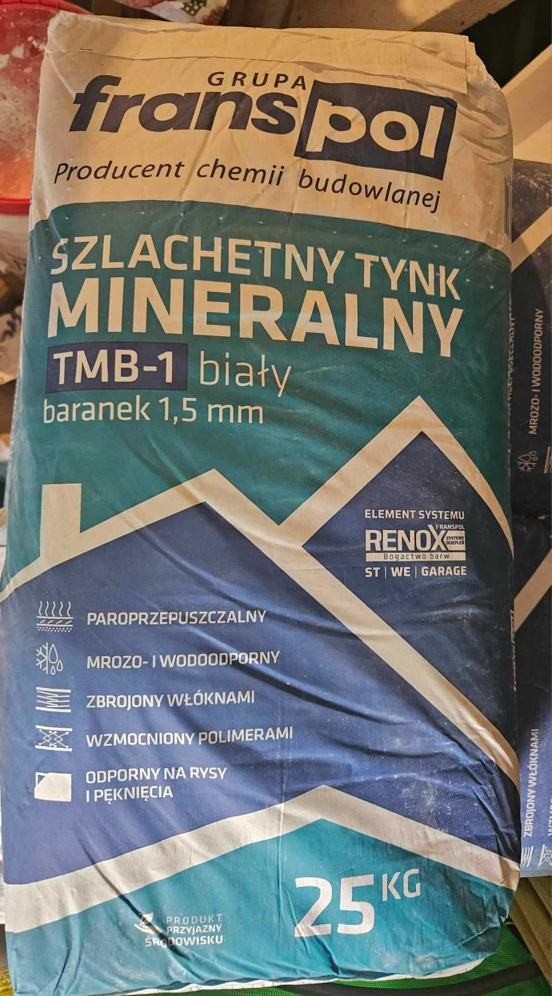 Tynk mineralny Baranek 1,5mm worek