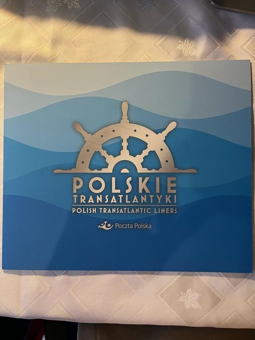 Polskie transatlantyki folder znaczki