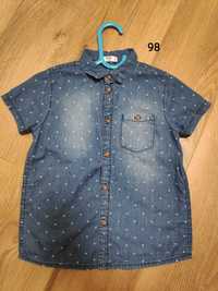 Koszula jeansowa chłopięca r.98