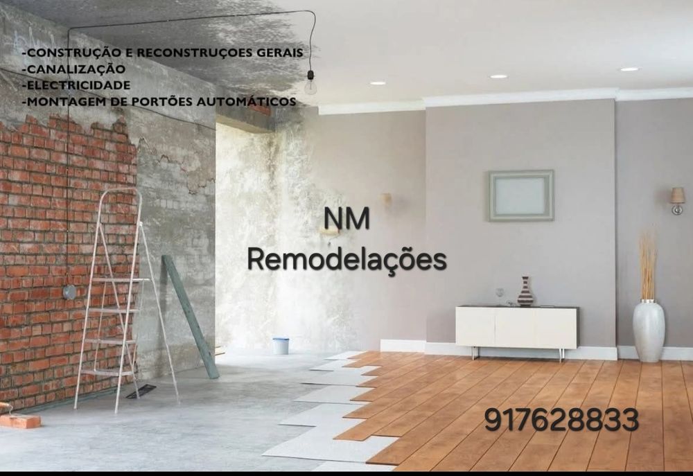 Renovações e construção