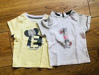 Niemowlęcy dziecięcy komplet 2 t-shirtów Okaidi