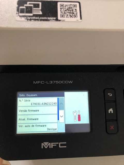 Brother DCP L3750 CDW multifunções em bom estado