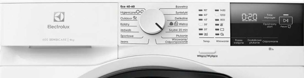 Pralka Electrolux EW6F2497P. NOWA. 9 KG. Gwarancja