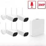 Kit Vigilância * WiFi * 3MP * com Áudio * Visão Noturna * APP