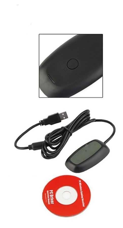 Wireless Gamepad/ Adaptador USB/ PC Gaming Receiver Para Xbox 360