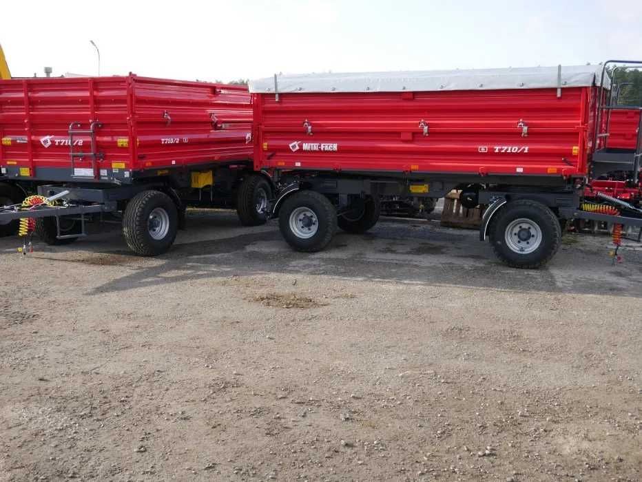 Przyczepa Rolnicza Metal Fach T 710 Ładowność 6 8 ton 10 Dostawa