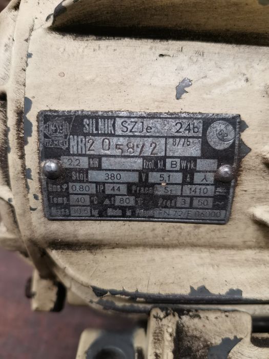 Silnik elektryczny 3 fazowy 2.2kw 1410obr