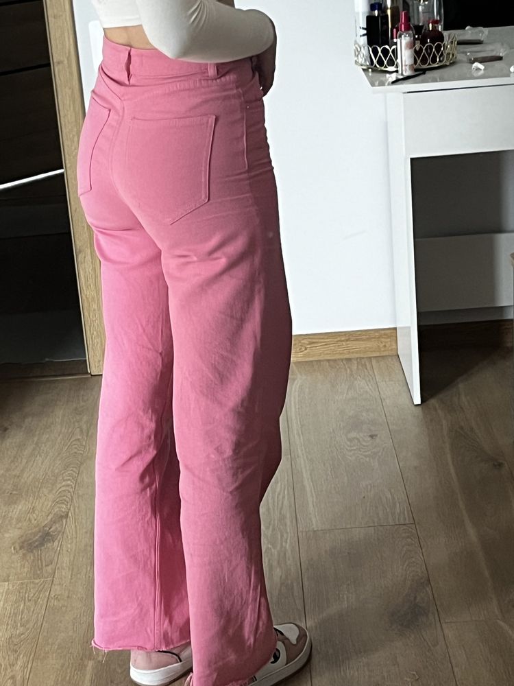 Sinsay, rozowe spodnie