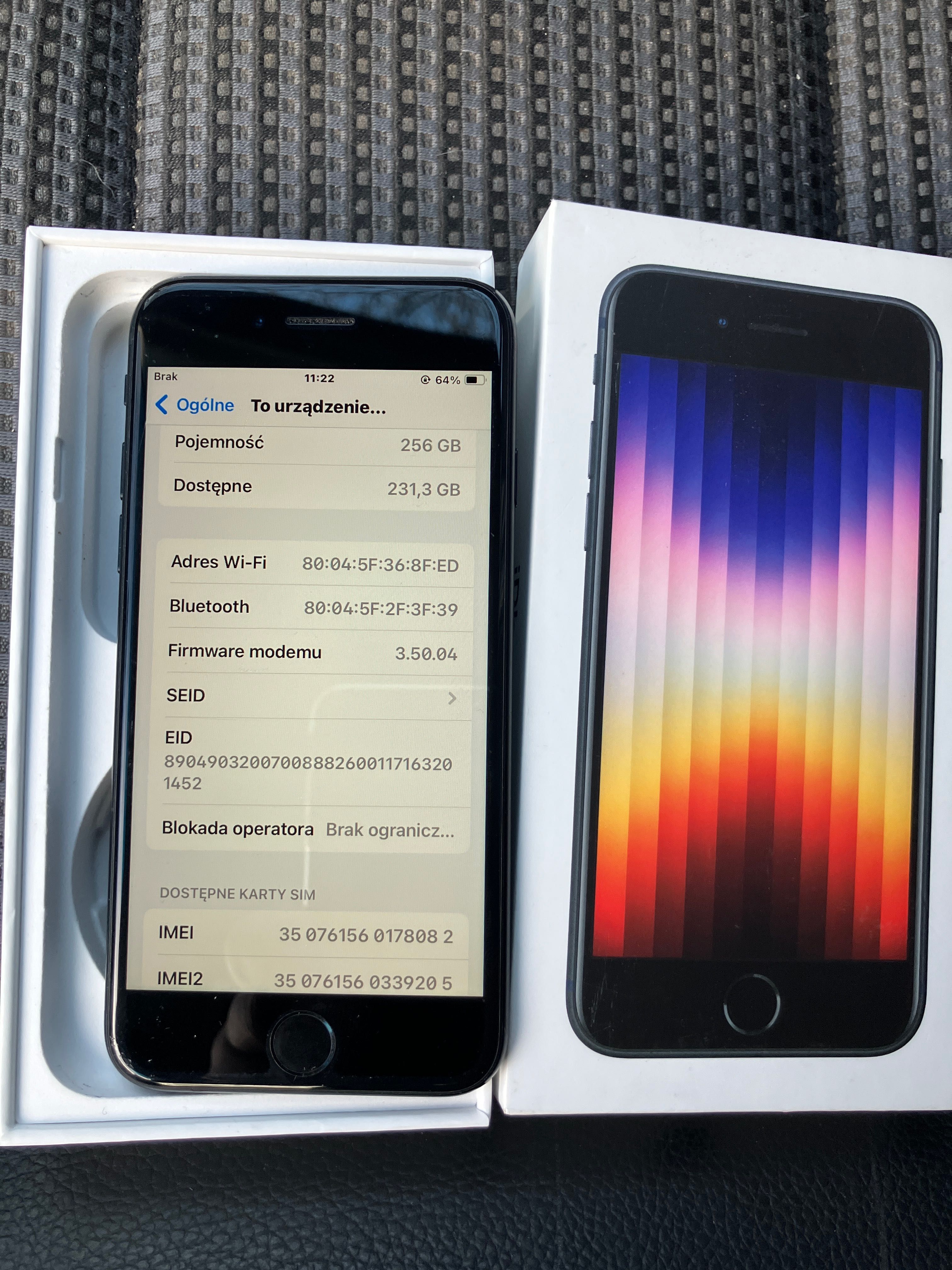 iPhone SE 2022 , 256 GB