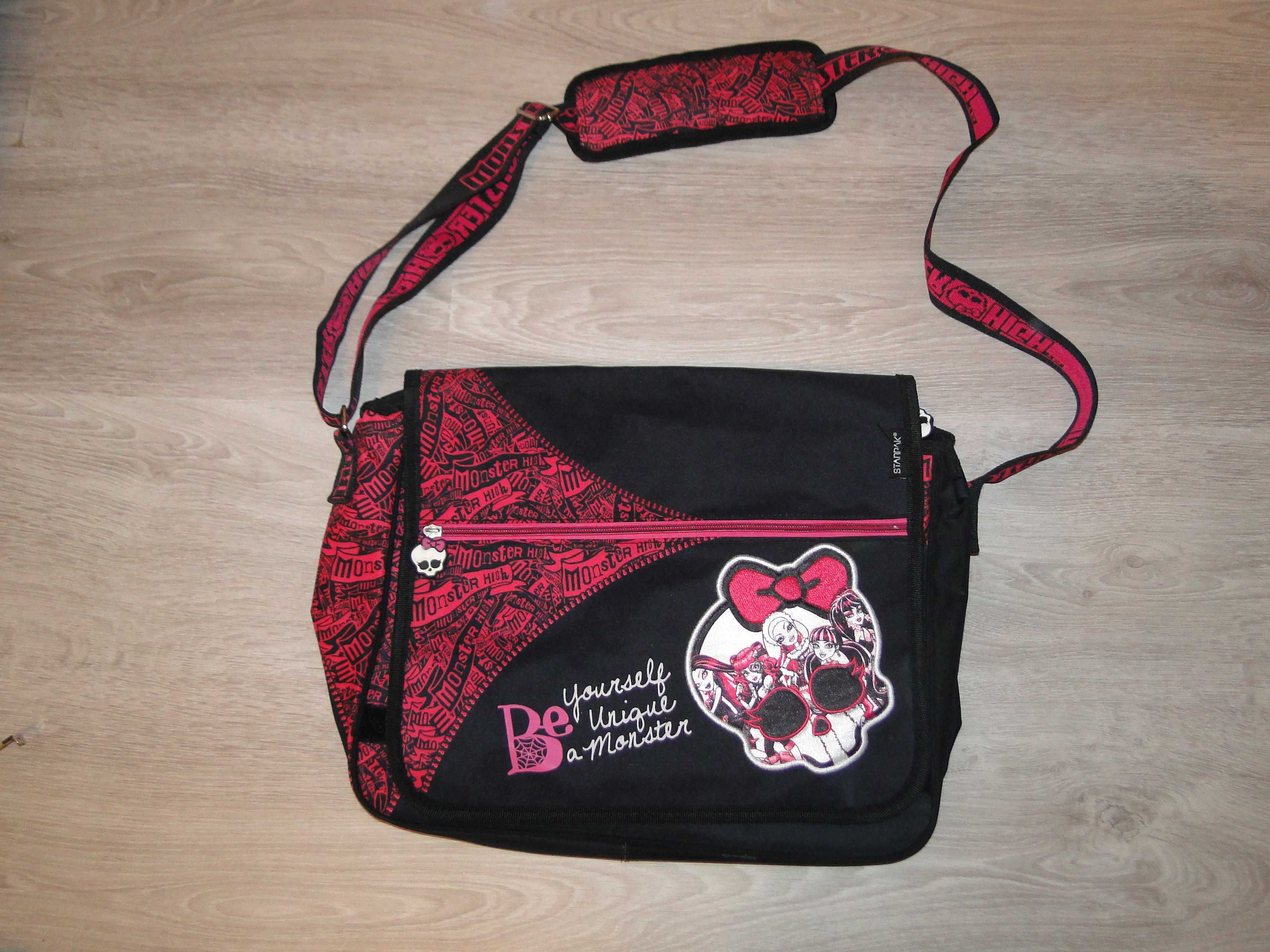 Torba kopertowa plecak plecaczek Monster High