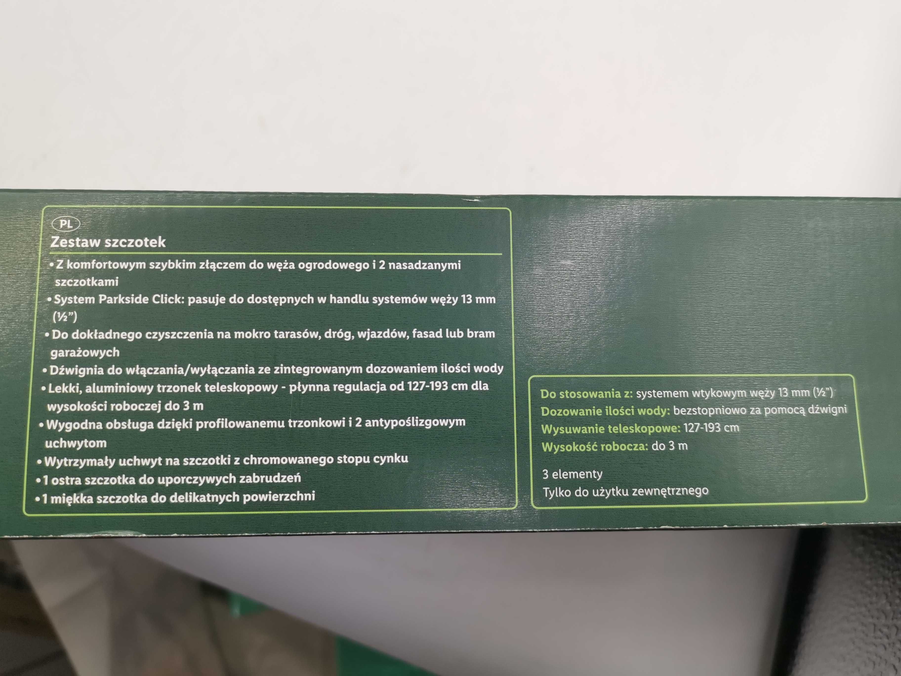 Na Lewara Zestaw miotły wodnej do czyszczenia na mokro Parkside