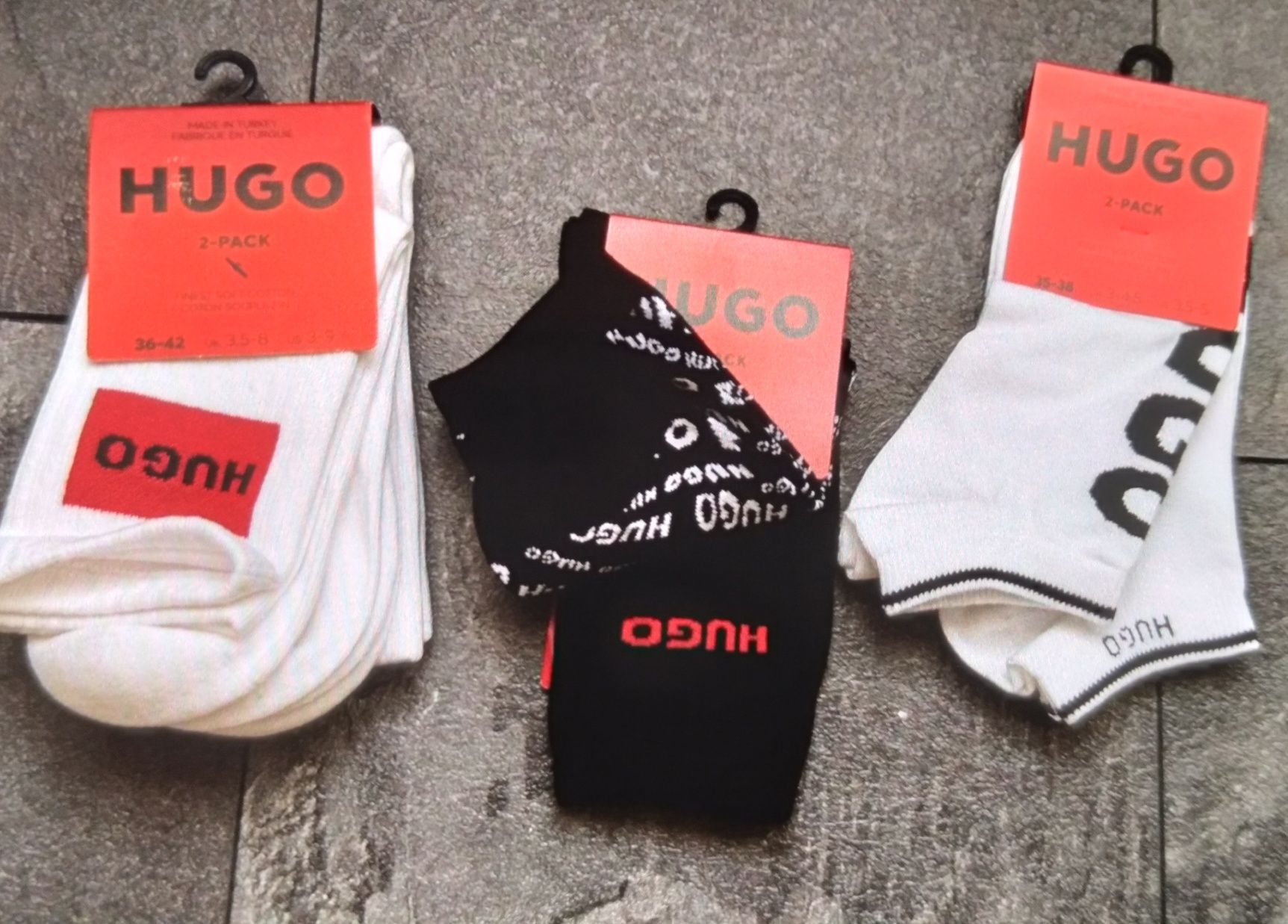 Шкарпетки Hugo Boss  36-42р. Бавовняні .Білі