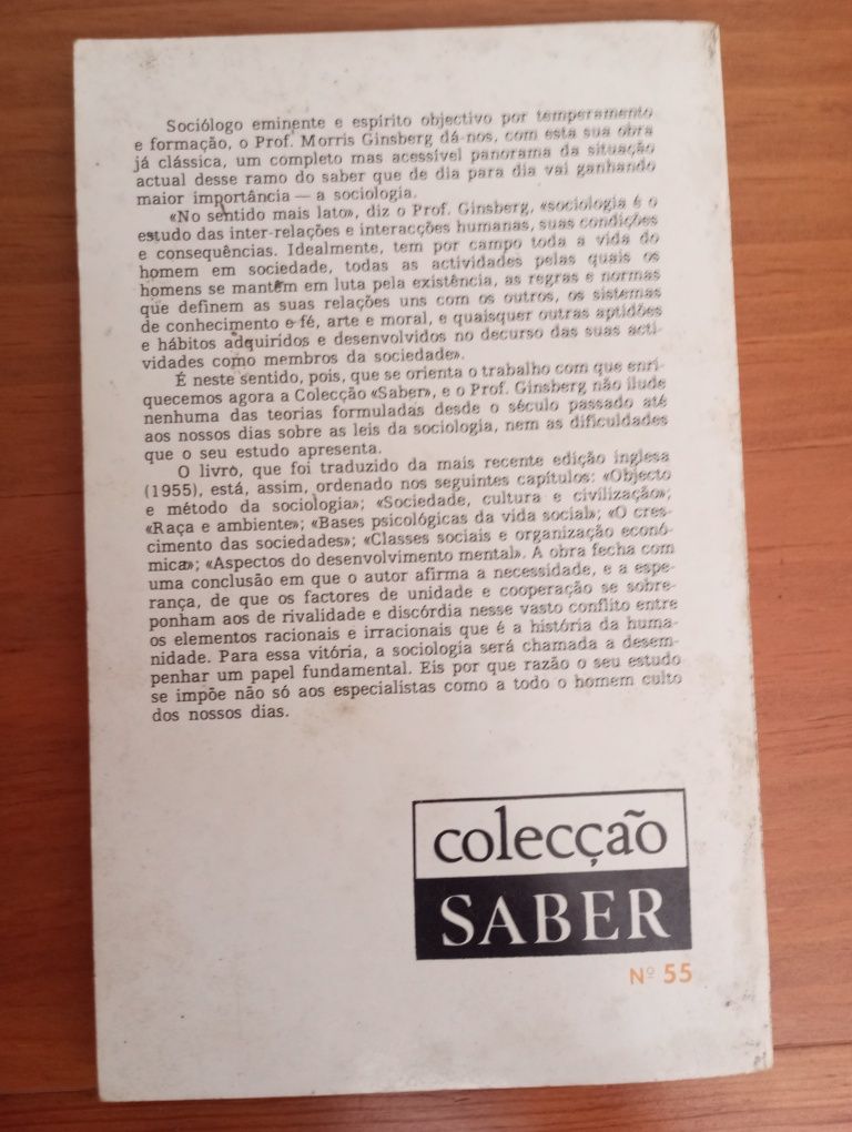 Introdução à Sociologia - Morris Ginsberg