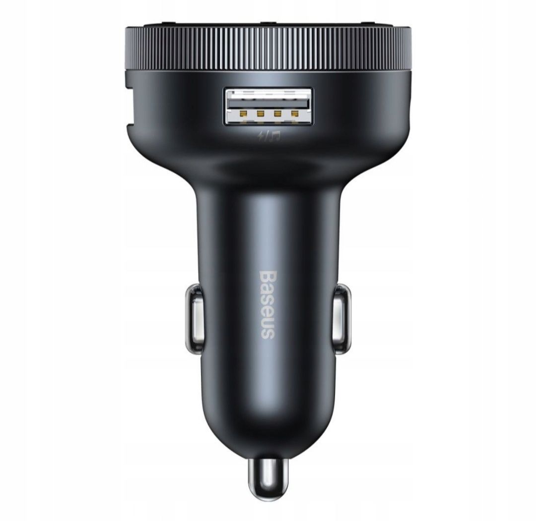 BASEUS Ładowarka Transmiter FM Bluetooth 5.0 QC3