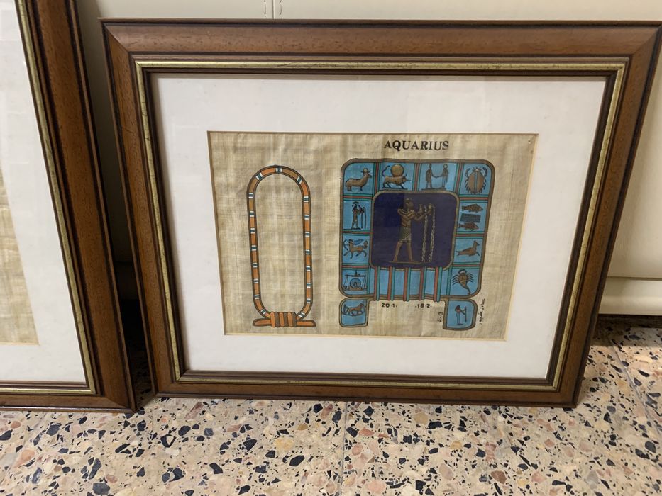 Quadros com serigrafias