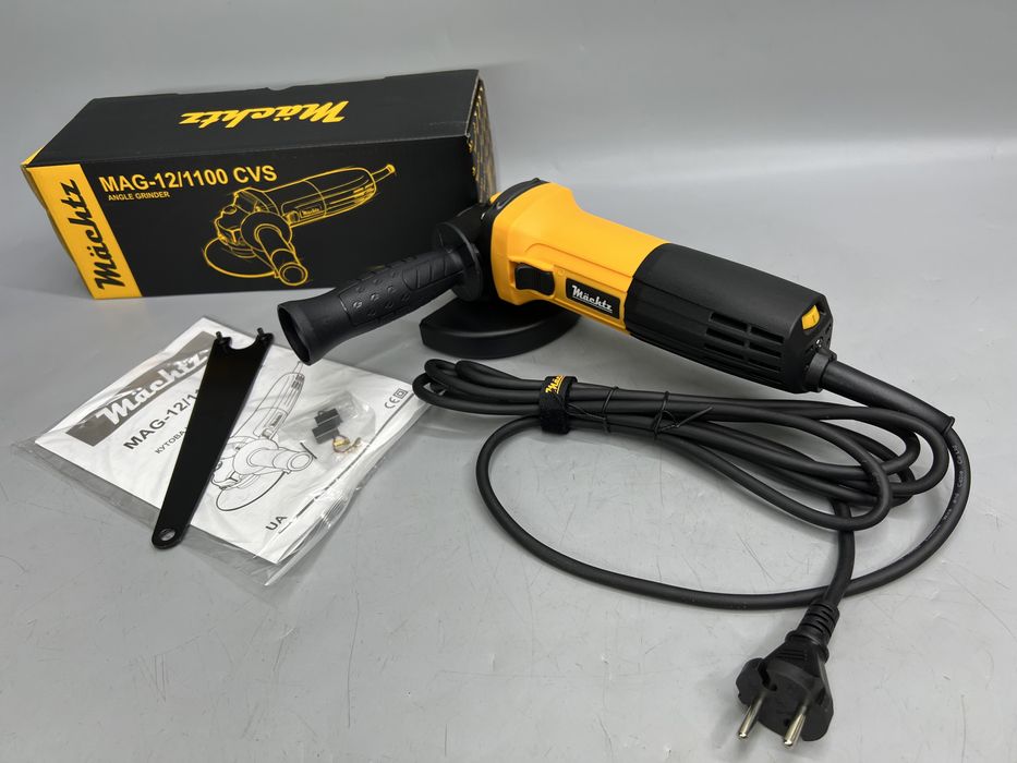 Болгарка Machtz MAG-12/1100 CVS Регулировка скорости 1100 Вт Новая