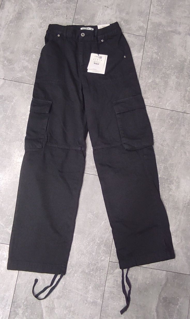 Spodnie damskie cargo Pull & Bear xxs