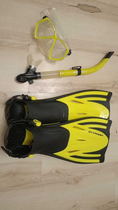 комплект для снорклінгу дайвінгу,ласти,трубка,маска "TYPHOON".42-45р