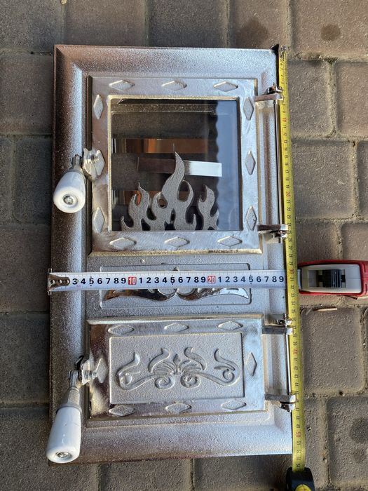 Дверки барбекю,печная дверца ,пічні  дверцята, дверці зі склом,камин